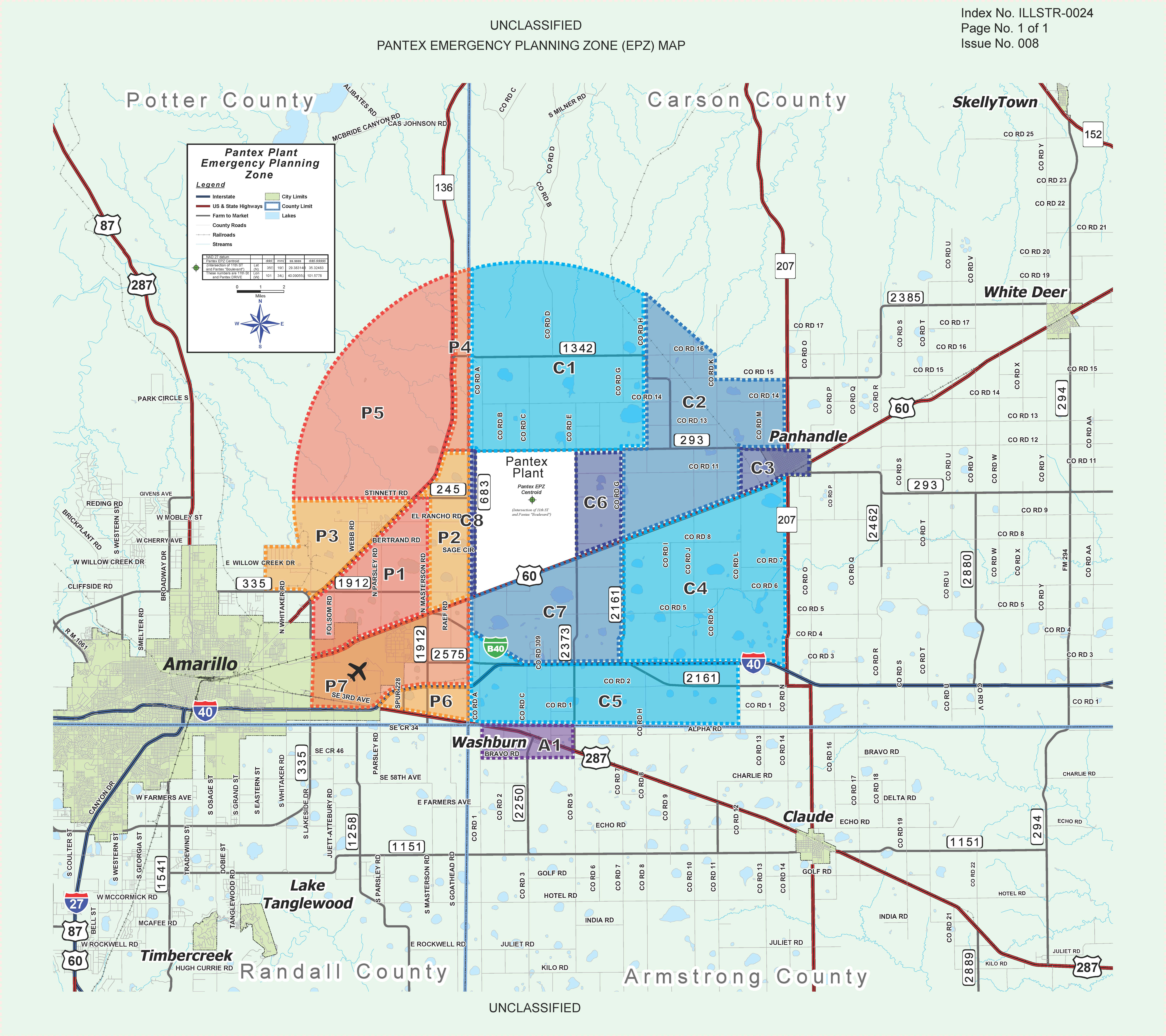 Emergency Planning Zone Map Emergency Planning Zone Map