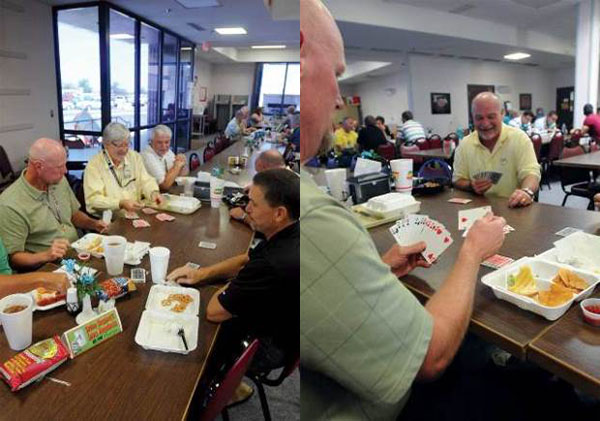 If it’s lunchtime at Pantex, there’s a game of Spades taking pla If it’s lunchtime at Pantex, there’s a game of Spades taking pla