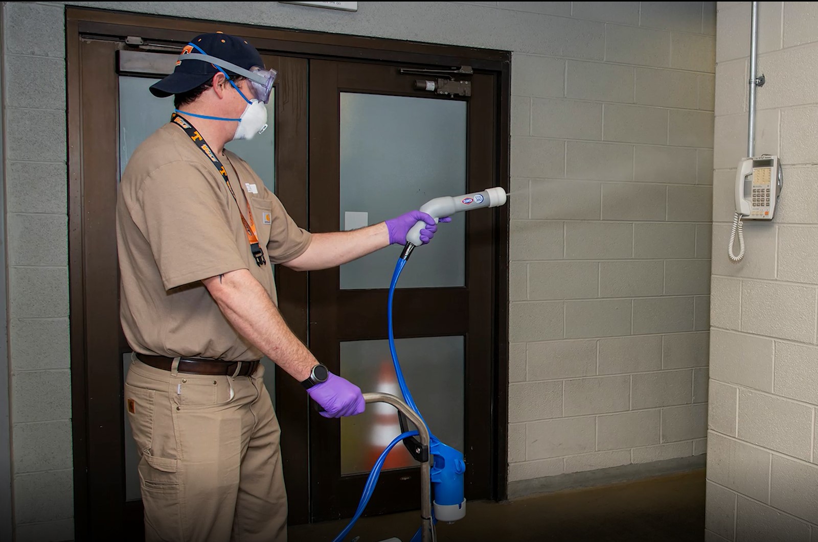 Y-12 team developed a way to manufacture disinfectant Y-12 team developed a way to manufacture disinfectant