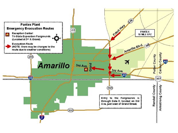Evacuation Routes Map Evacuation Routes Map