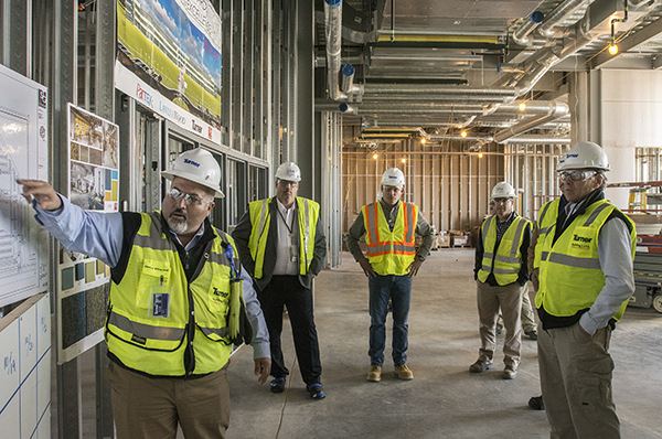 Secretary of Energy Rick Perry tours the ASC