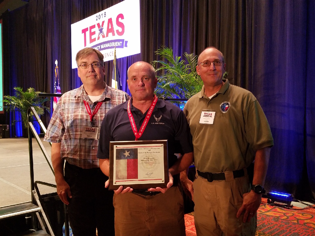 Texas Emergency Management Partnership Recognition Award Texas Emergency Management Partnership Recognition Award