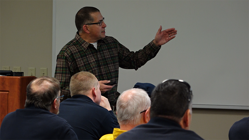 Chuck Rives, Pantex senior emergency hazards analyst