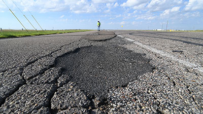 Road construction that will focus on resurfacing almost 19 miles of roads at Pantex