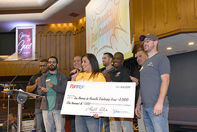 Pantex presents check to Step Up to Success