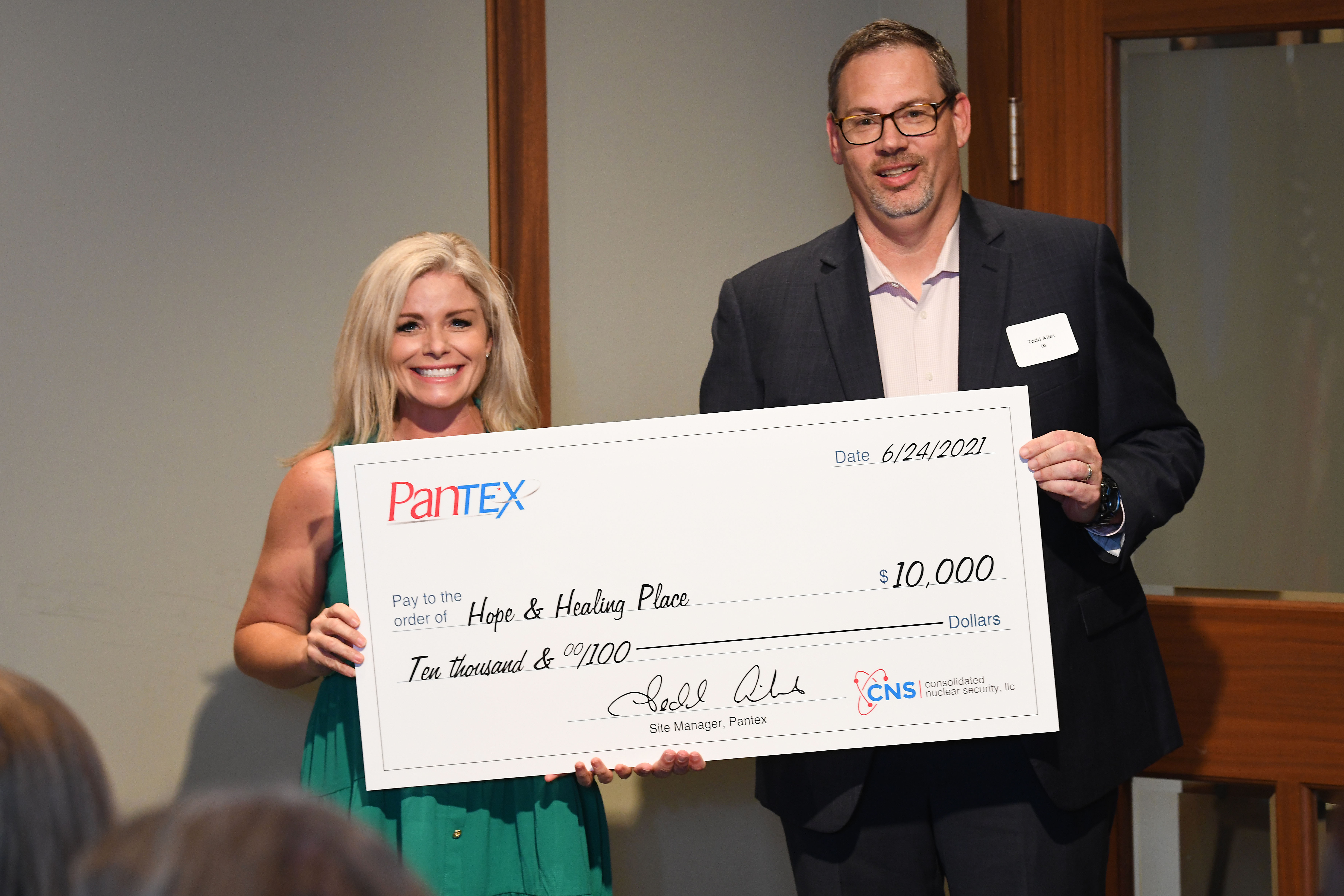Hope and Healing Place received 0,000 from CIF