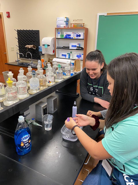 Chemistry demonstration.