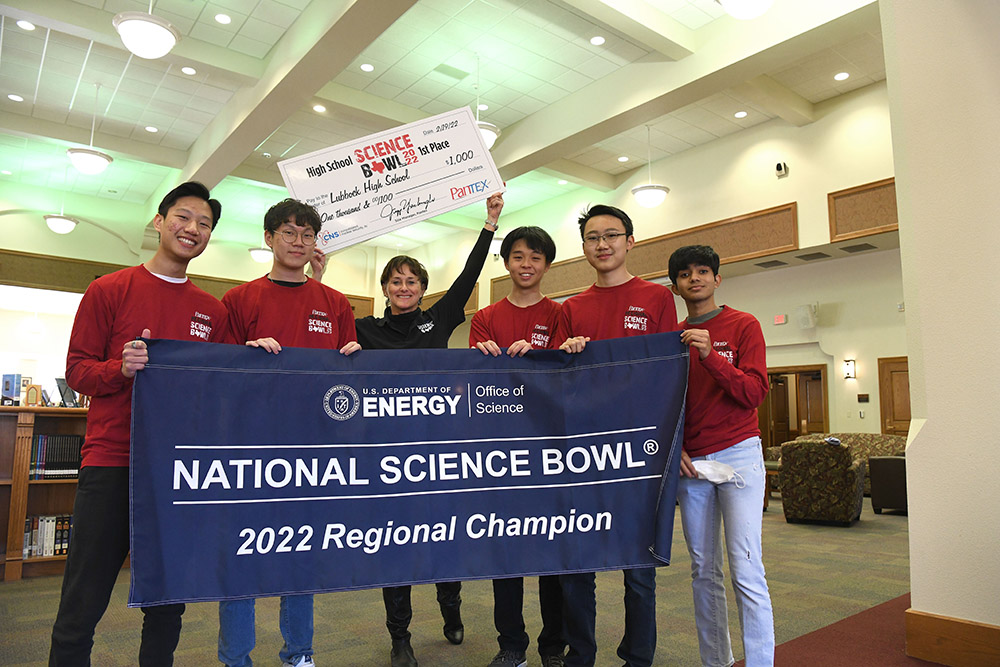 Lubbock High School won first place in the Pantex Regional Science Bowl. Lubbock High School won first place in the Pantex Regional Science Bowl.