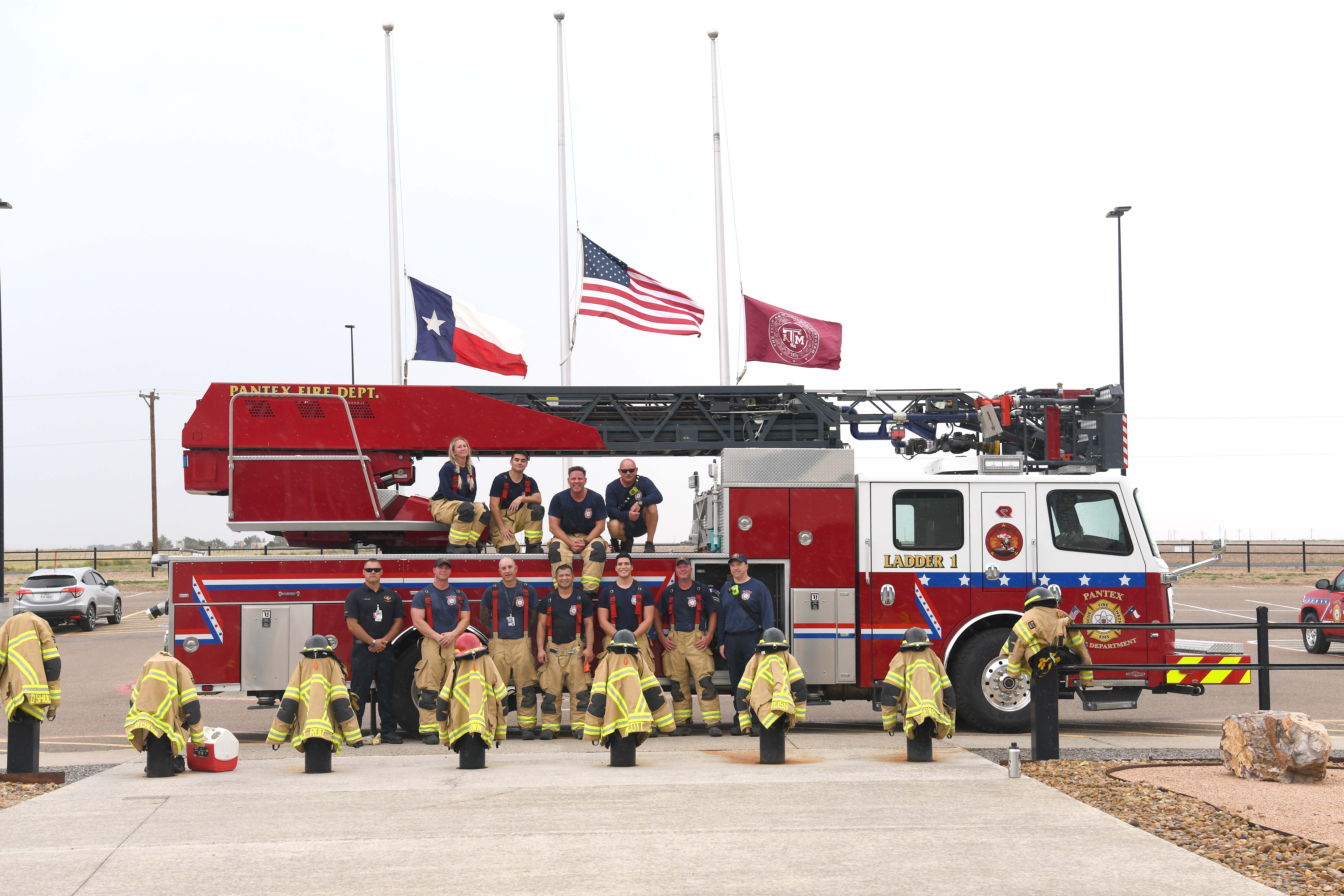 Pantex firefighters completed their climb in tribute to what those brave men and women did that day