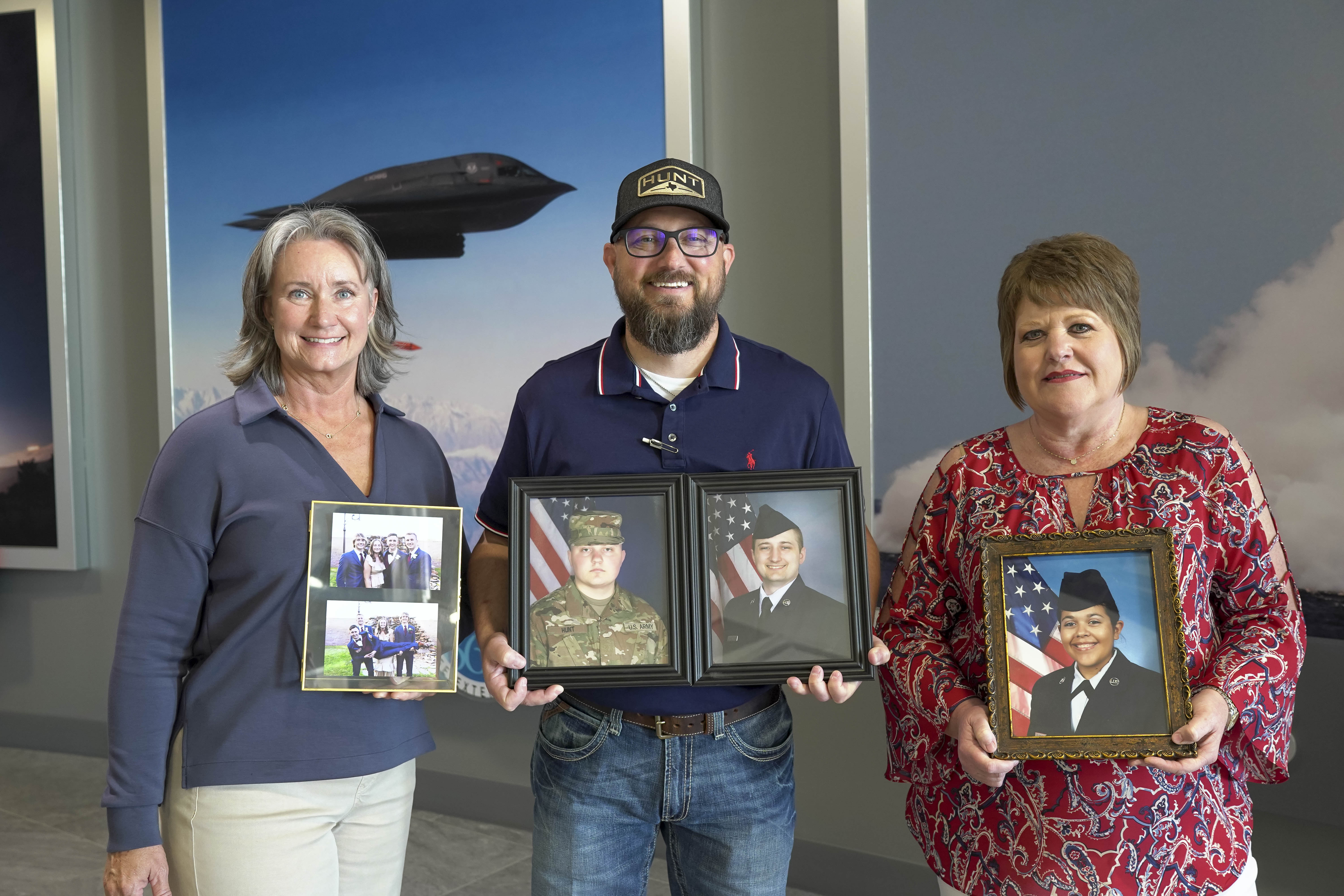Michele M., Thomas H., and Felecia B. share photos of their family members currently serving in the Armed Forces Michele M., Thomas H., and Felecia B. share photos of their family members currently serving in the Armed Forces