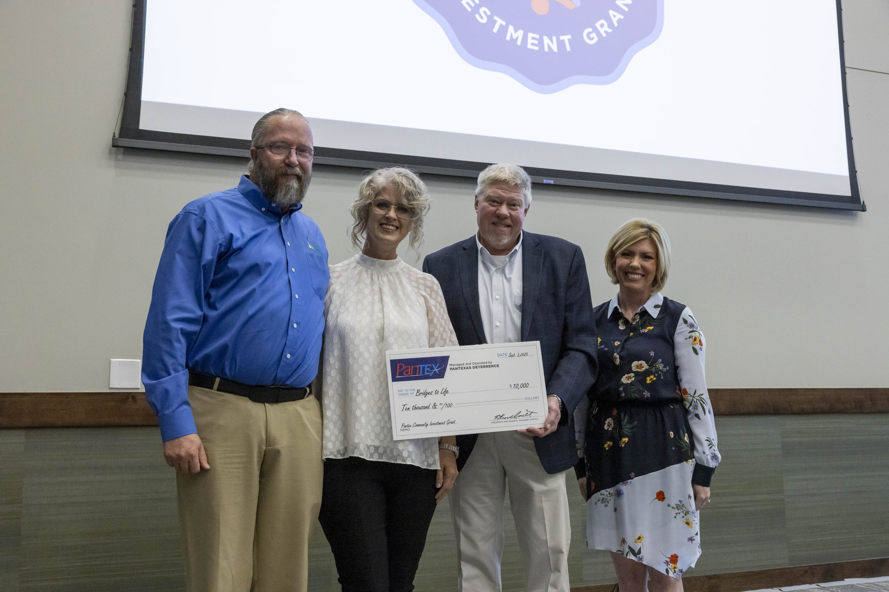 Pantex Grant Recipients, Bridges to Life Pantex Grant Recipients, Bridges to Life