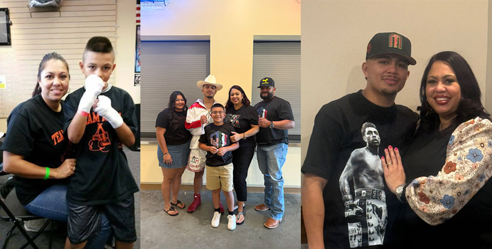 Mary Meza and family