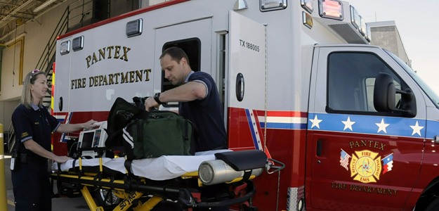 Firefighter/Paramedics Nikki Weiss and Chard Zarback Firefighter/Paramedics Nikki Weiss and Chard Zarback