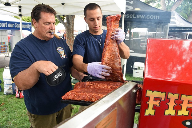 Scott Johnson, Pantex battalion fire chief (left) and Saxon Webster, firefighter/EMT Scott Johnson, Pantex battalion fire chief (left) and Saxon Webster, firefighter/EMT