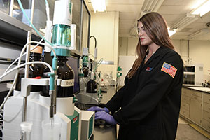 Kennedy V. is focusing on explosives technology at her third summer stint at Pantex. Kennedy V. is focusing on explosives technology at her third summer stint at Pantex.