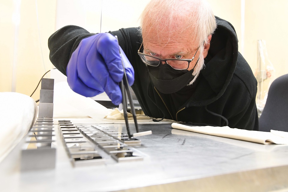 Ralph Eubanks works as a technician in the dimensional lab in Pantex’s Metrology group. Ralph Eubanks works as a technician in the dimensional lab in Pantex’s Metrology group.