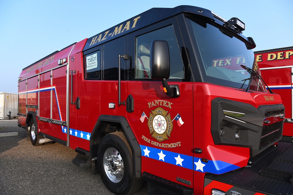 The new hazardous materials truck