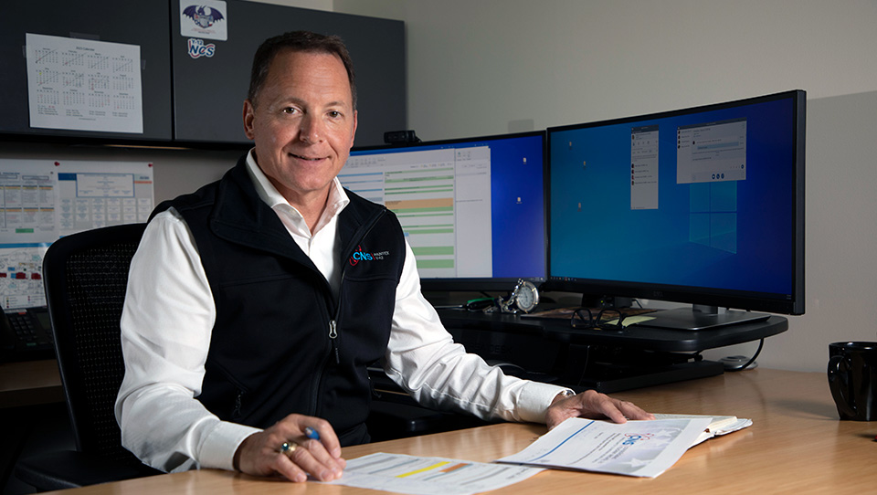 Chris Harkins, CNS chief operating officer. Chris Harkins, CNS chief operating officer.